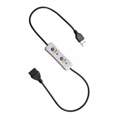 USB Timer Cable Memory Function Color-coded Indicators Red Green Yellow Lights
