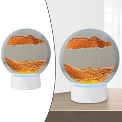 3D Sand Night Light Dual-way Power Supply Exquisite Desktop Decoration