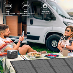 Foldable Solar Panels 60W Nextgen Portable Solar Panel Charger Kit 25% Efficienc