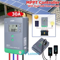 30A/60A/100A 12V/24V/36V/48V MPPT Auto Solar Panel Regulator Charge Controller