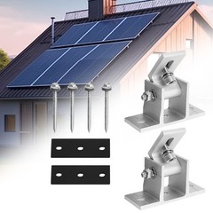 2Pcs Solar Panel Mounting Brackets Solar Panel Holder for Trailers RV Roof