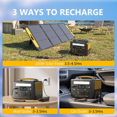 Jump 600X Portable Power Station 600W, 299Wh Solar Generator Lifepo4 Battery Pow