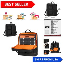 Padded Solar Panel Storage Bag with Bright Lining – Protect & Organize Outdoors