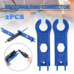 2PCS MC4 Solar Connector Wrench Disconnect Tool Spanner for Panel Connectors.