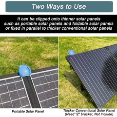 KarlKers Solar Angle Guide Solar Panel Accessories for Portable Solar Panel F…