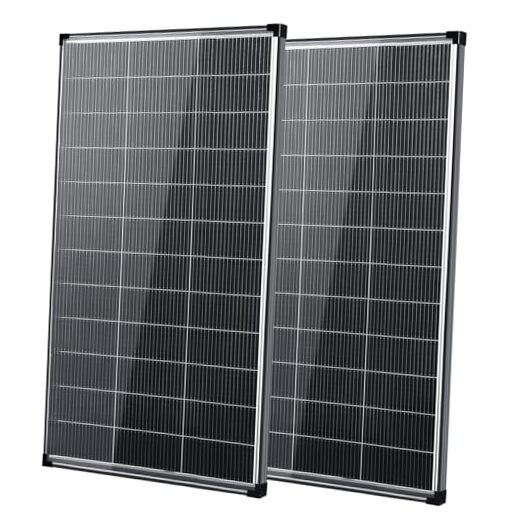 400 watt Solar Panel,2pcs 200W Bifacial Solar Panel 18V 18BB N Bifacial 200W*2
