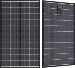 200W Bifacial Solar Panel, N-Type 16BB Monocrystalline Solar Panel, 25% High Eff