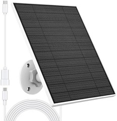 Solar Panel for Eufy Outdoor Camera, 5W Solar Panel Charger Compatible with Eufy