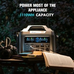 PryMAX Portable Power Station 1200W 1110Wh 300000mAh, Peak 2600W Outdoor…
