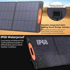N-Type 16BB 220W Portable Solar Panel for Ef/Jackery/Bluetti/Anker Power Station