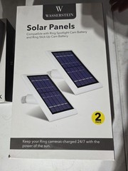 Wasserstein 2 Pack Solar Panels For Ring Spotlight Cam And Ring Stick Up Cam