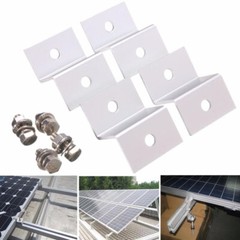 4PCS solar panel support stand z bracket Practical Solar Panel Tilt Mount Solar
