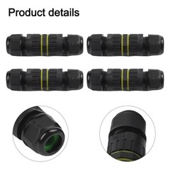 3 Pin Outdoor IP68 Junction Box Electrical Wire Connector for Marine Use