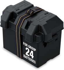 Standard Non Vented Marine Battery Box For Group 24 Batteries With Mounting S…