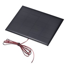 6V 1.92W 320mA Mini Solar Panels with Cable, 140 x 104mm