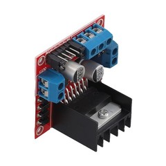 For L298N Dual H-Bridge DC Motor Driver Module with 5V Regulator Support