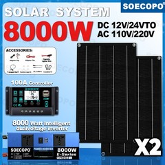 Robust 8000W Off-Grid Power Station Kit | Inverter, 100A Controller