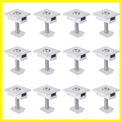 Solar Panel Middle Clamps 30mm Aluminium Solar Panel Mount Mid Clips for Sola…