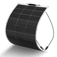 100W Flexible Solar Panel Monocrystalline PV Module For RV Boat Camper Off-Grid