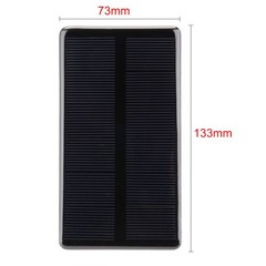 5pcs. 6V 180mA pole solar panel module for charger 133mmx73mm