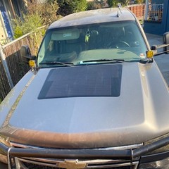 Chevrolet Silverado 1500 2500HD(2001-2006) Lensun 100W Hood Solar Panel Best New