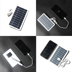 2W 5V Small Solar Panel with USB DIY Monocrystalline Silicon Solar Cell K8V2