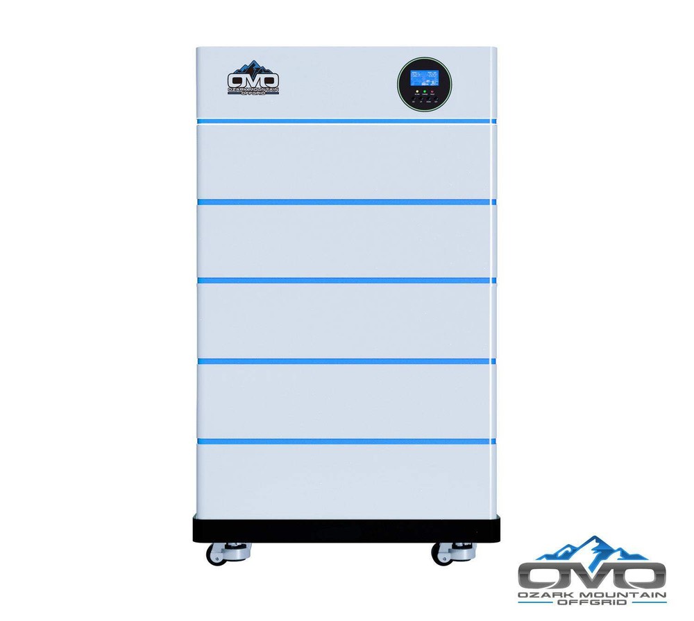 OMO All-In-One Customizable Stacking Inverter/Battery System 5500W Inverter + 25