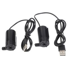 Brand New Water Pump Plumbing Parts 1M Cable 2Pcs Black Brushless Motor