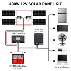 Flexible 100W 200W 400W Solar Panel Mono for RV, Camping & Outdoor Activities