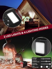 Portable Power Station 300W 237Wh Camping Solar Generator Backup Lithium Batter