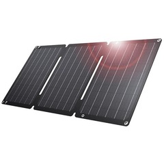 [Upgraded] BigBlue 30W Solar Panel Charger with Fast Charging USB-A and USB-C…
