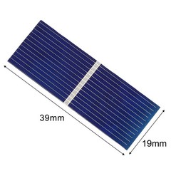 100pcs 0 5V For Solar Cells for Efficient DIY For Solar Applications 39mmx19mm