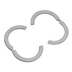 Trusted 10pcs DN20 Corrugated Pipe Segment Rings 304 Stainless Steel Material