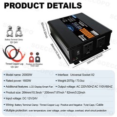20000W Off-Grid Solar Power Kit – 110V/220V Complete System for Home
