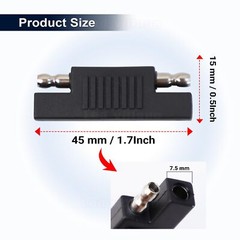 10 Pack SAE to SAE Polarity Reverse Quick Disconnect Cable Plug Adapter