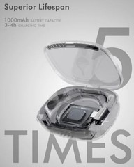 Oura Ring 4/3 Charger Charging Case – Black – Upgraded Charging Case