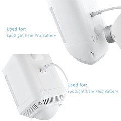 Solar Panel Charger Compatible with Ring Stick Up Cam/Pro,Ring Spotlight 3 Pack