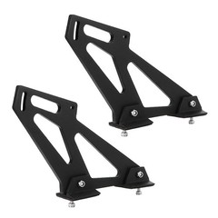 Universal 16cm/6.3in Rear Car Spoiler Mounting Brackets CNC Aluminum Alloy