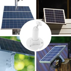 Outdoor Adjustable Solar Panel Mount Bracket For Security Camera Holder ABS