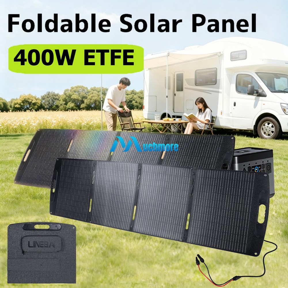 400W 200W Folding Solar Panel Charger Power Station IP65 for Home RV Camping USA