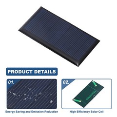 8Pcs 4.5V 0.36W 80mA Mini Solar Panels, Solar Photovoltaic Power Cells
