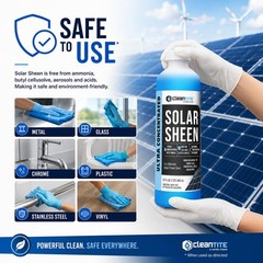 Solar Panel Cleaner 32 Oz (Makes 128 G) – Super Concentrated Cleaning Solutio…