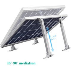 Solar Panel RV Tilt Mount Brackets Rooftop Boat Flat Surface Adjustable Frame