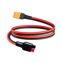 XT60H Adapter Cable 12AWG for Portable Power Stations and Solar Connection