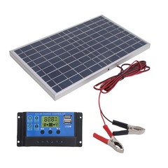 1PC 10W Polycrystalline Solar Panel Effective Charge Controller For Camping