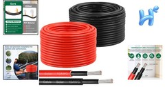 Solar Panel Wire 10 AWG6mm² 200Ft Outdoor Marine RV Car Boat Multi-Purpose