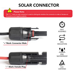 DC 8Mm/Dc7909 Solar Generator Adapter Extension Cable to Solar Panel Renogy Ecof