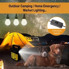 Solar Generator Portable Power Station Yellow