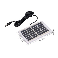 Solar Panel 1.2W 6V 9V Lightweight Portable Polysilicon Crystals DC