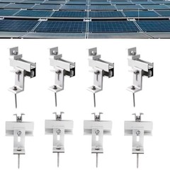 Universal Solar Panel Rail Bracket Mounting Fixing RV Mount Clamp Kit 30mm/35mm